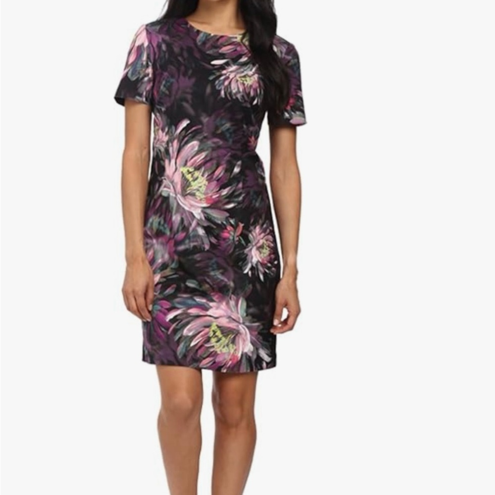 Trina Turk Natasha Painted Water Lily  Dress